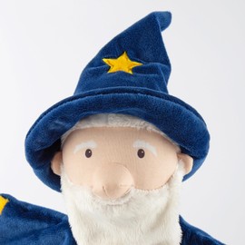 sigikid 43123 Hand Puppet, Blue Wizard, One Size