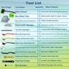 21Pcs Small Cleaning Brush for Car Glass & Gap Crevice