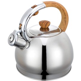 2 Litre Whistling Kettle Induction Teapot Water Jug Kettle Stainless Steel