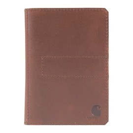 Carhartt Men's Craftsman Leather Wallets, Available in Multiple Styles and Colors, Brown (Notebook)