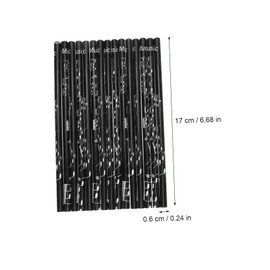 Operitacx Pack of 36 Music Note Pencils Music Lessons Music Pencils Violin Pencils Scented Pens Stamp Pens for Writing Writing Office Supplies Christmas Pens for Eraser