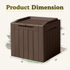 Devoko 31 Gallon Waterproof Outdoor Storage Box Resin Deck Box