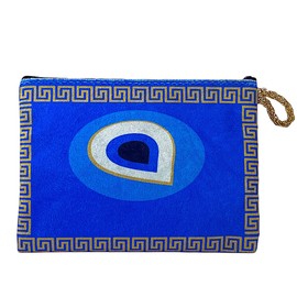 Evil Eye Bags Velvet Coin Purse Women Clutch Purse (Small)
