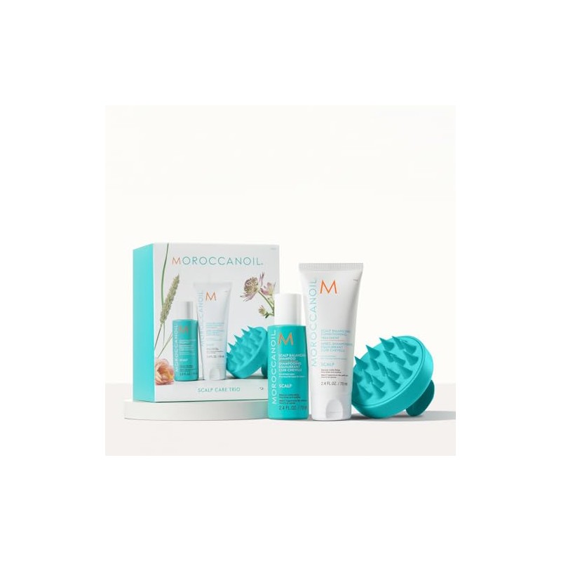 MOROCCANOIL Scalp Care Trio (Shampoo & Conditioner Set/70ml each) Formulated