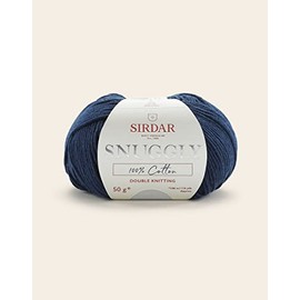 Sirdar - Snuggly 100% Cotton Knitting Yarn - Navy (# 758)
