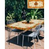Fitted Tablecloth for 6 ft Table,Thanksgiving Turkey Orange Pumpkin Fall