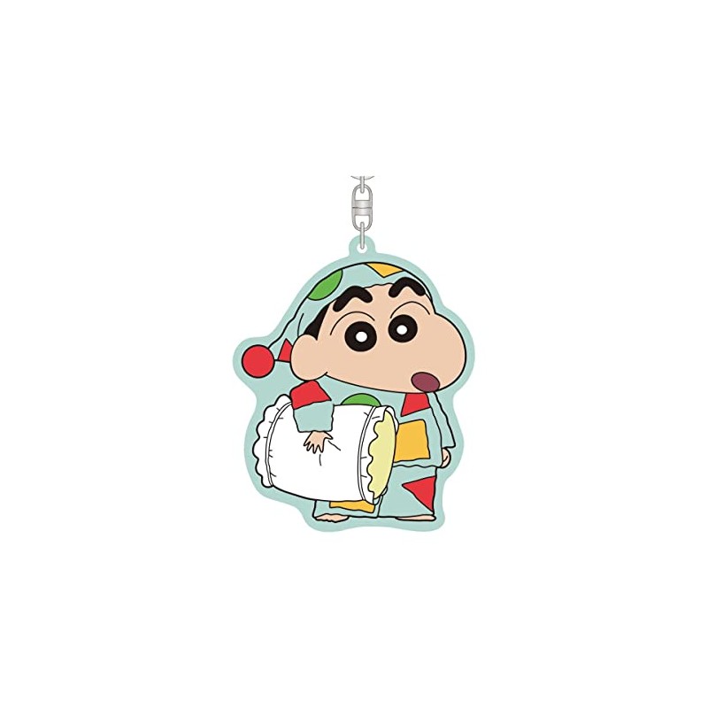 Toshin Pack Key Holder, Crayon Shin-chan, White, Package: W 3.7