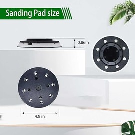 INFTOYCO Upgrade 492280 ETS 125 Eq Replacement Sanding Pad Hard 125mm 5inch, Compatible with Festool ETS 125, ES 125, ETSC 125 Sanders Pad