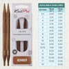 KnitPro K31231 Circular Knitting Needles Wood Assorted 7 mm