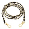 Telooco Leather Bag Strap Black Bag Strap for Changing 120