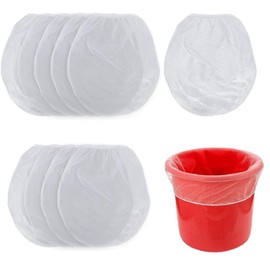 10Pcs 1 Gallon Paint Strainer Bags, Paint Strainer, with Elastic Top Opening White Regular Fine Mesh Filters Bag, Paint Strainers for Spraying, Ink and Paint Gardening Hydropo