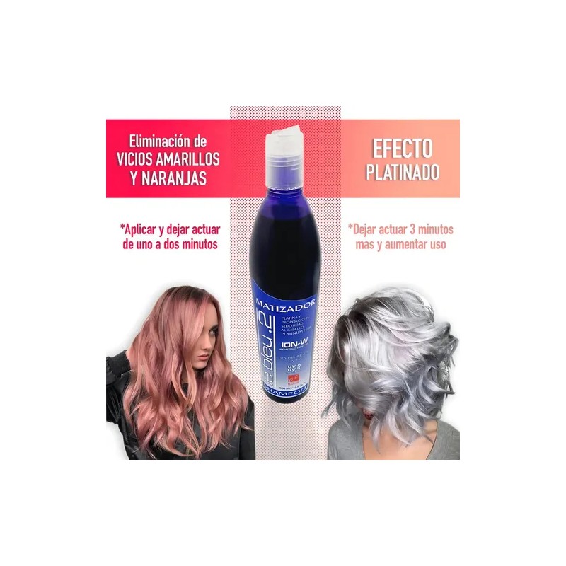 Shampoo Matizador Sin Sal Ni Parabenos Le Bleu D Conde