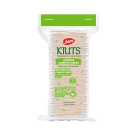 Jaloma | Hisopos Kiuts, multiaplicadores de puntas 100% algodón, bolsa resellable con 500 piezas