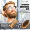 Telfun Beard Kit for Men, Grooming & Trimming Set with