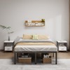 LUMUNANCE Metal Bed Frame Full Size - 18 Inch Heavy-Duty
