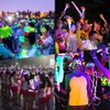 50Pcs 2 in 1 Glowing Straws Sticks Glowing in the