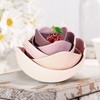 Notakia Salad Decorative Bowls Lotus Shaped Pasta Bowls Dishwasher Safe,