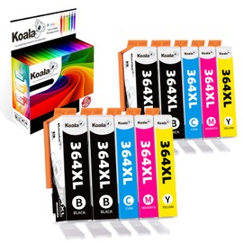 Koala Pack of 10 364XL Printer Cartridges Compatible with HP 364 XL 364XL Multipack for HP Deskjet 3520 3070A HP OfficeJet 4622 4620 HP Photosmart 7510 5510 5524 7520 5520 6520 5522 6510 5515