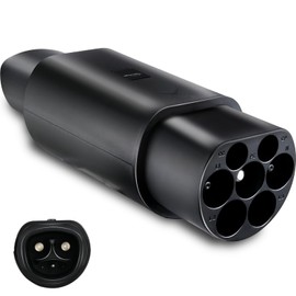 GUWIEYG para NACS a GB/T((Autos con Conector de China como BYD, JAC) Adaptador Carga de vehículo eléctrico Compatible con NACS Destination Charger, Conector móvil, Conector Pared