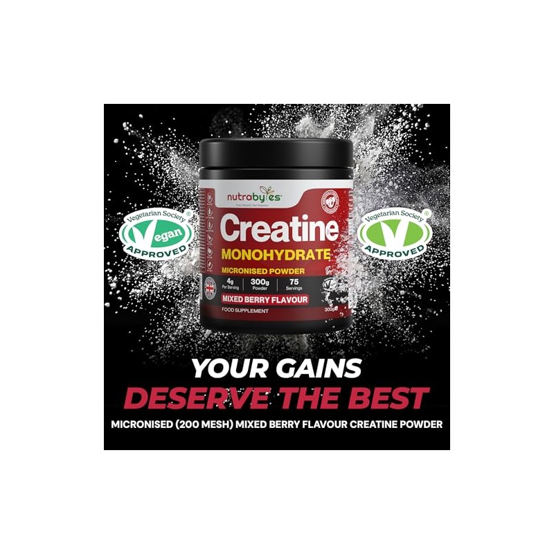 Creatine Monohydrate Powder | Micronised Creatine | Men & Women
