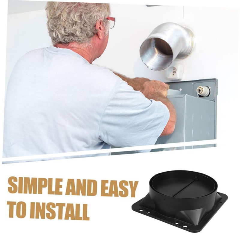 Outanaya Kitchen Exhaust Fan Backflow Preventer Stop Valve for Range