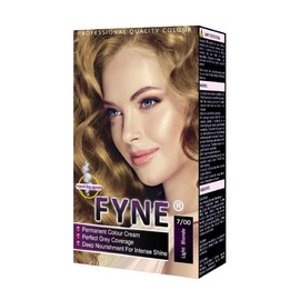FYNE Light Blonde Permanent Hair Dye for Women - Home Hair Color Cream with Built-in Conditioner - Gentle, Long-Lasting, Easy to Use, Suitable for All Hair Types -Achieve Salon-Quality Results at Home