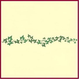 Ivy Garland 2 Stencil Template 16.5" x 3" Reusable Mylar Stencil for Elegant Wall Borders, Furniture Painting, Fabric Crafts, and DIY Home Décor Projects – The Artful Stencil