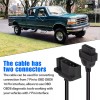 Cahuczlhoz For Ford 7 pin OBD1 to OBD2 Adapter Code