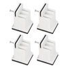 4pcs Adjustable Furniture Risers with Screw Clamp Rubber Bed Couch
