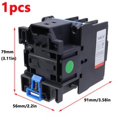 Antrader AC Contactor,CJX2-3201 220V 50Hz 32A 3 Poles NC Notor Control Contactor Coil 220 Volts,Normally Closed