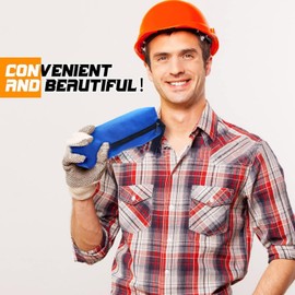 2 Tool Storage Bags, Multi-Purpose Wear-Resistant Canvas Tool Bag, Small Portable Tool Bag (2 Pieces, Black + Green)