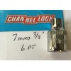 CHANNELLOCK 7 mm x 3/8" DR METRIC SOCKET 6 Point