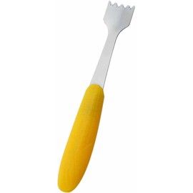 Shimomura 44300 Corn Peeler, Corn Cutter, Made in Japan, Dishwasher Safe, Removes Cleanly, Crush-Resistant, 3 Row Cut, Compact, Easy, Time-Saving, Peeler, Grain Remover, Soup, Corn Potage, Scattering,