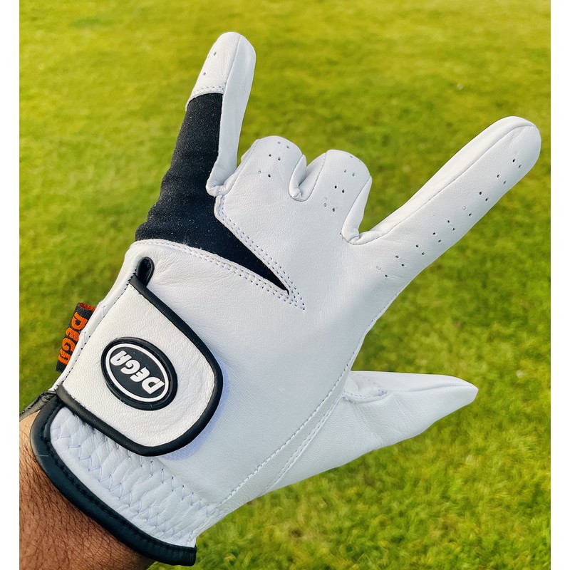 DEGA Golf Gloves 2 Pack 100% Cabretta Leather Golf Gloves