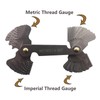 2 in 1 Thread Gauge, Metric 60 Degree and Whitworth