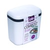 Joie Countertop Compost Bin, Indoor Compost Bins, White, Plastic
