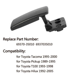 Mcgpsap Rear Sliding Window Lock Latch Fit for Toyota Tacoma 1995-2000 Pickup 1989-1995 T100 1993-1998 Hilux 1992-2005 Replace 69370-35010
