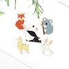 Haskoss 5 PCS Animal Enamel Pins Set Cartoon Panda Koala