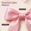 24pcs Satin Ribbon Twist Tie Bow Pre Tied Bow Crafts