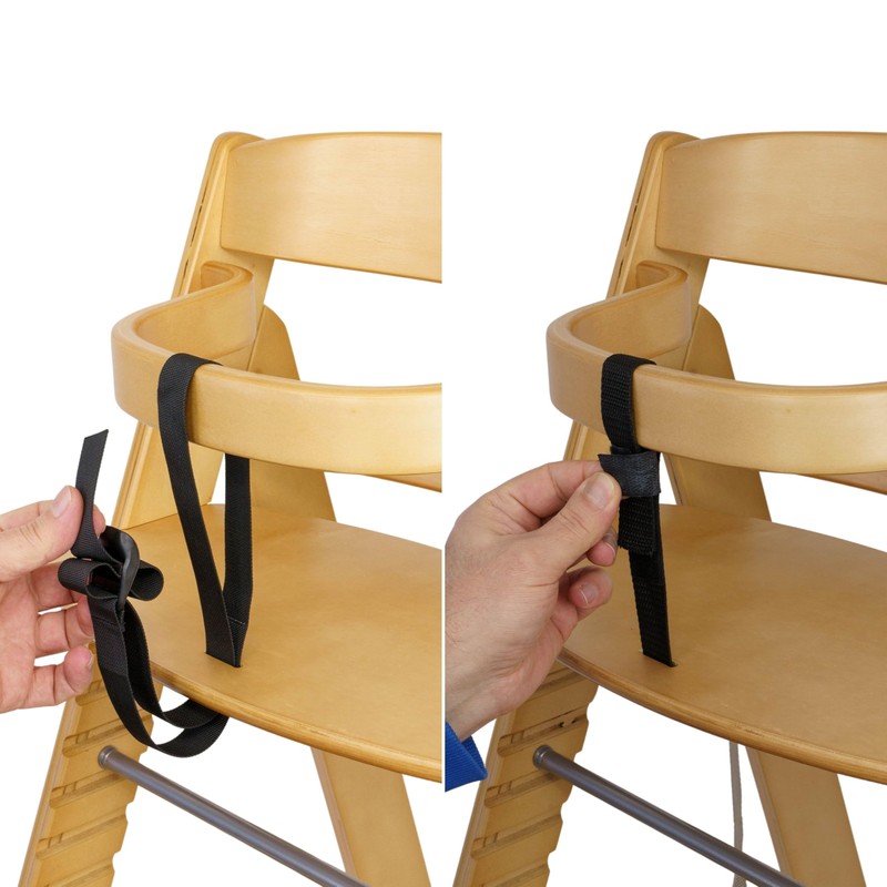 Crotch Strap with Strap Protector Set for Highchair, 3 Pack,