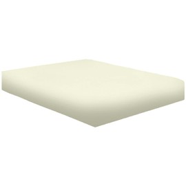 NIYS Luxury Bedding Finest 100% Egyptian Cotton 16" 40CM Extra deep Fitted Sheets 15 Colours Single Double King Super King (Cream, Super King)