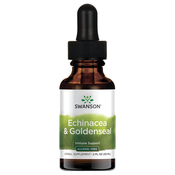 Swanson Echinacea & Goldenseal Liquid 2 fl Ounce (59 ml) Liquid