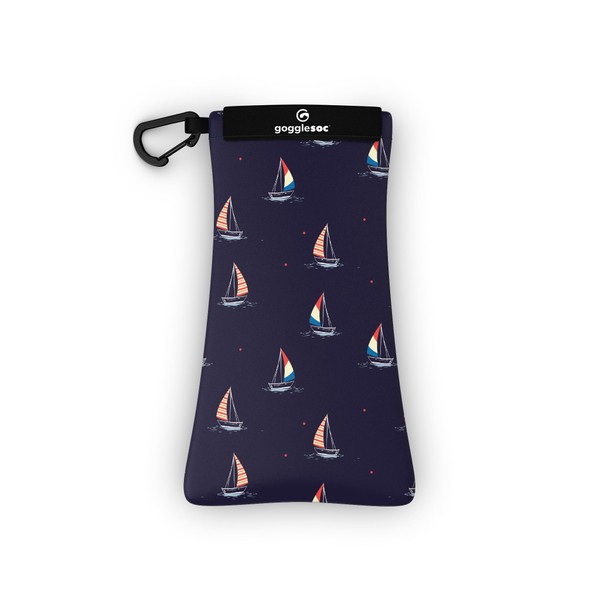 Sunnysoc Sunglasses Bag with Cleaning Cloth and Carabiner (One Size,