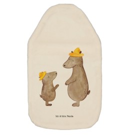 Mr. & Mrs. Panda Fabric Warmth Hot Water Bottle Bear with Hat White