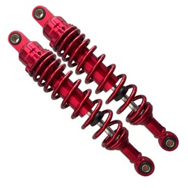 Rxmgf 12.6in 320mm Rear Shock Absorbers Compatible with Motorcycle Pit Dirt Bike Mini Bikes Go Kart Sport Bike (320mm/Red 3)