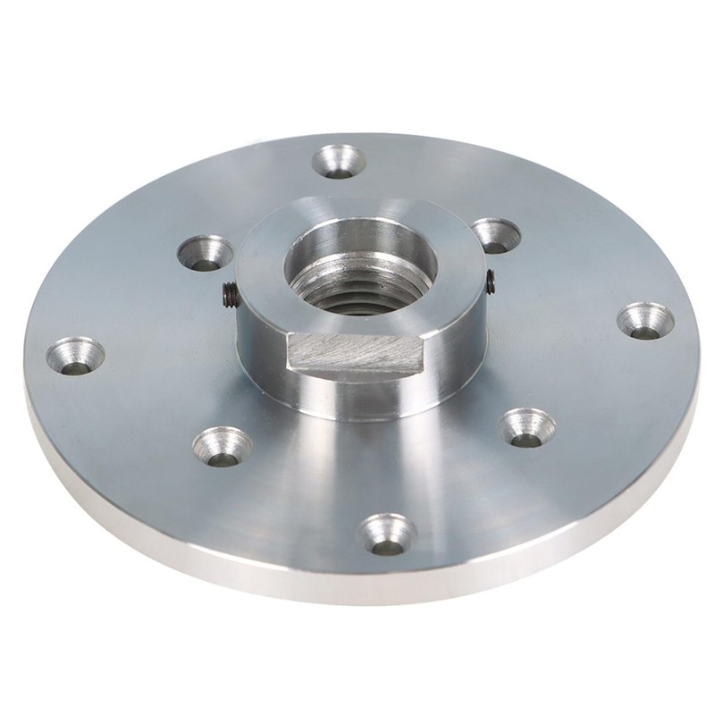 findmall 6 Inch Steel Wood Lathe Face Plate 1-1/4 Inch