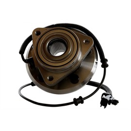 AutoShack Front Wheel Bearing Hub Assembly Pair Brake Rotors and Ceramic Pads Replacement for 2008-2012 Jeep Liberty 2007-2011 Dodge Nitro 3.7L 4.0L V6 4WD RWD RHBBK0410