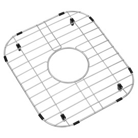 Zeesink Kitchen Sink Grid,12 5/8" X 14 5/16" Sink Protectors for Kitchen Sink,Stainless Steel Sink Grate with Center Drain