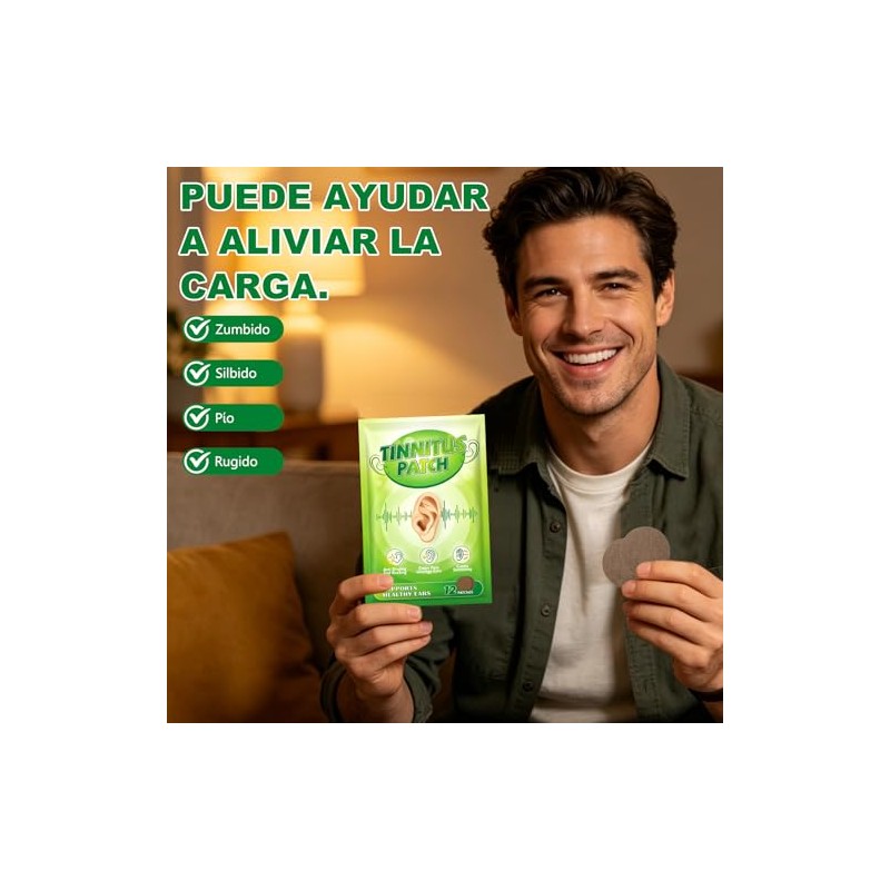 3PCS Parche Para Alivio Del Tinnitus Hierbas，Fórmula De Extracto De