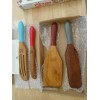 Mad Hungry® 16-PIECE ACACIA WOOD SPURTLE SET - SILICONE HANDLES
